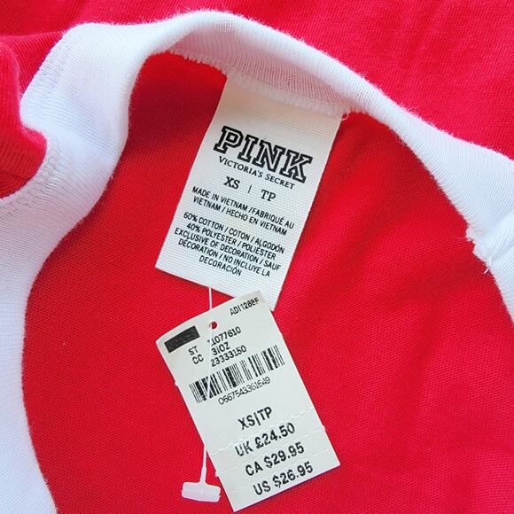 VS PINK "Define Naughty" Short Sleeve Tee Shirt - Picture 3 of 3